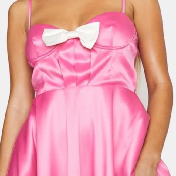 Dolls Kill Dresses Dolls Kill Silky Pink Mini Dress Poshmark